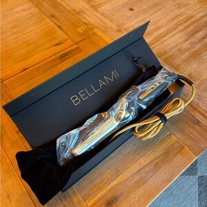 BELLAMI Hair Curling Iron Tool with Gold and Black Design - 1.5”